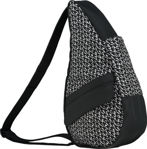 black and white abstract design healthy back bag ameribag