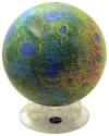 Topographical Moon globe