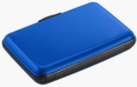 RFID credit card case blue