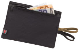 Black RFID Blocking Travel Wallet
