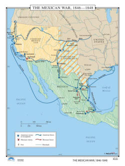 wall map of mexican war of 1846
