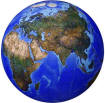 Satellite Earth Globe