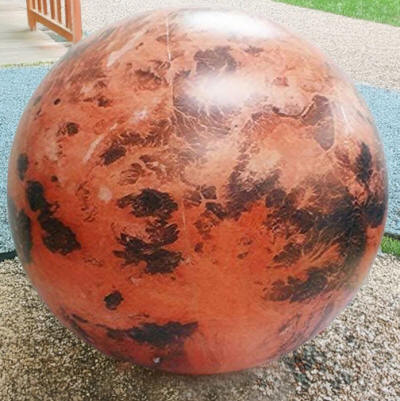 Mars inflatable globe large