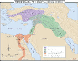 history wall map of mesopotamia and egypt