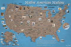 Native American Nations Lands map includes Alaska