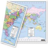World USA Deskpad maps