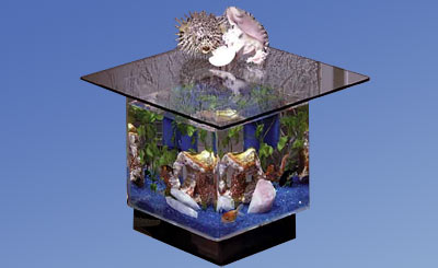 end table aquarium
