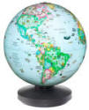 rotating world globe
