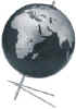 black ocean world globe