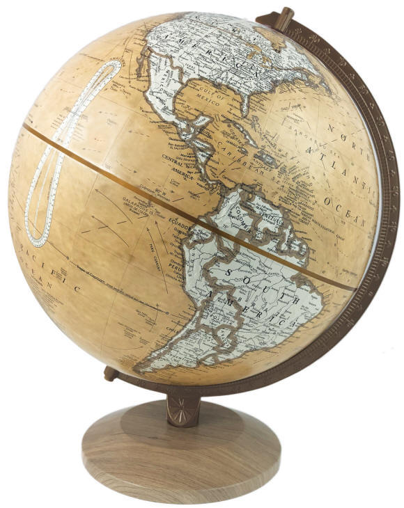 Hartford World Globe Desktop Model