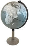 Lincoln Gray Oceans World Globe contemporary model