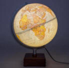 Aviator Illuminated World Globe Lit