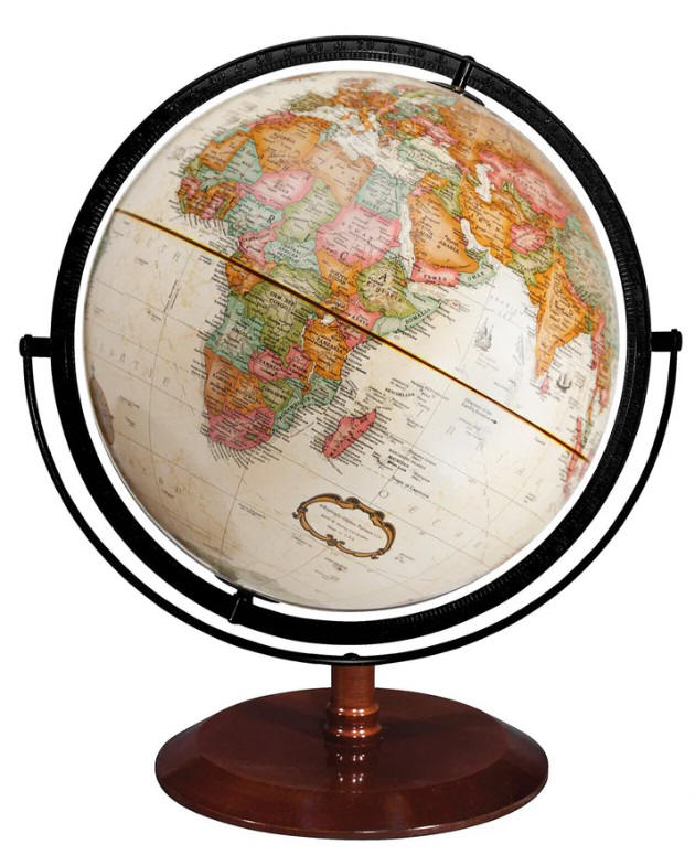 Freeport large desktop world globe